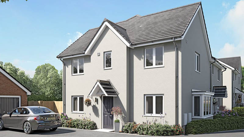 New House Types At Somerset Scheme