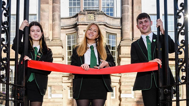 Pupils Officially Open Part Former School Conversion