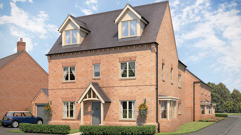 Two New House Types Unveiled At Lutterworth Scheme