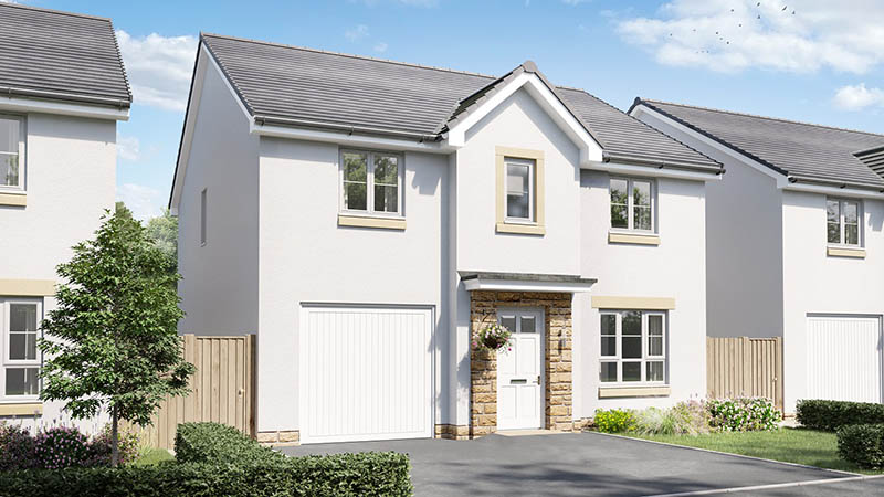 New Homes Unveiled In Motherwell