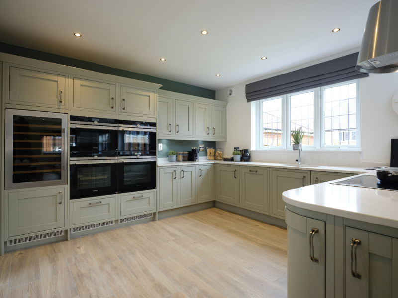 A sleek Redrow kitchen