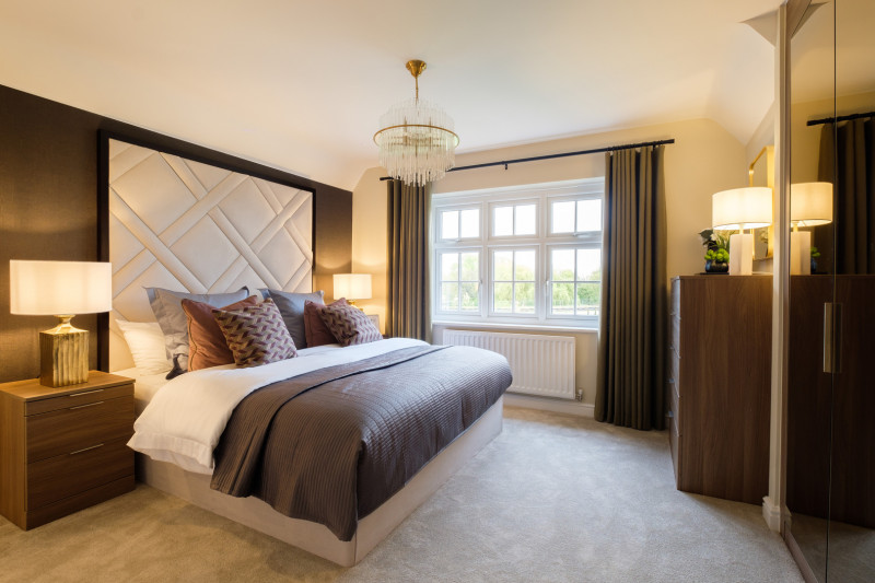 In Redrow's Foxbridge Manor development they have opted for a boutique-style bedroom