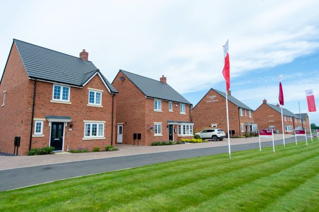 The first phase of 76 homes at Linden Homes’ Springfields in Deeping St James