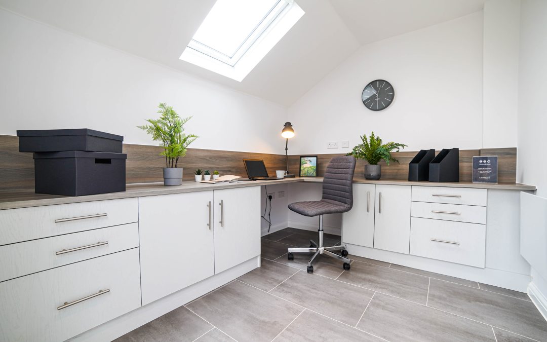 The home office at Bellevue, Bude