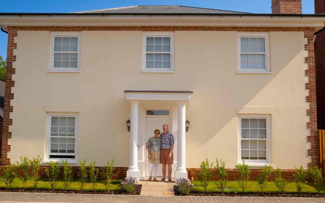 Couple swap city life for a peace-of-mind new build