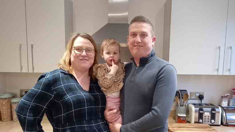 New parents quit renting to buy an energy efficient new build